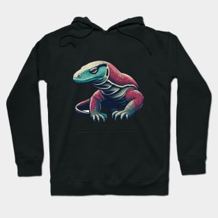 Komodo dragon art Hoodie